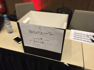 Finally, we closed by using the Accountability Box.