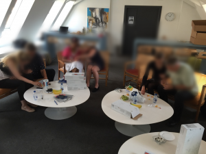 2 weeks before the event, we tried the exercises on ourselves first!